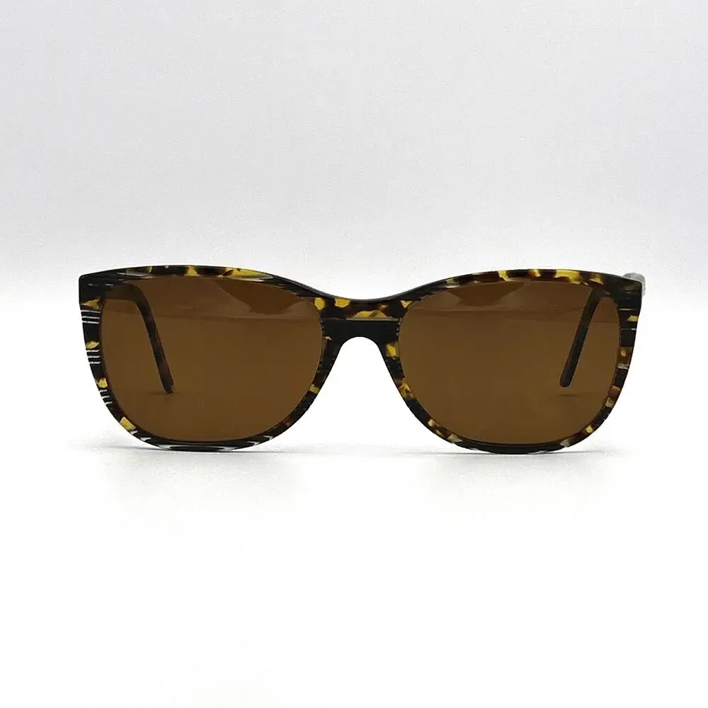 KIRKLAND SIGNATURE Men's Striped Tortoise Frame Alamos Eyeglasses (56/17 140)